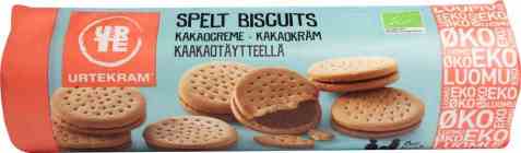 Bilde av Urtekram spelt biscuits kakaokrem. Bilde av Urtekram spelt biscuits kakaokrem.