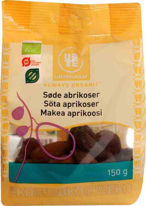 Bilde av Urtekram søte aprikoser. Bilde av Urtekram søte aprikoser.