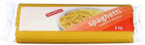 Bilde av First Price spaghetti. Bilde av First Price spaghetti.