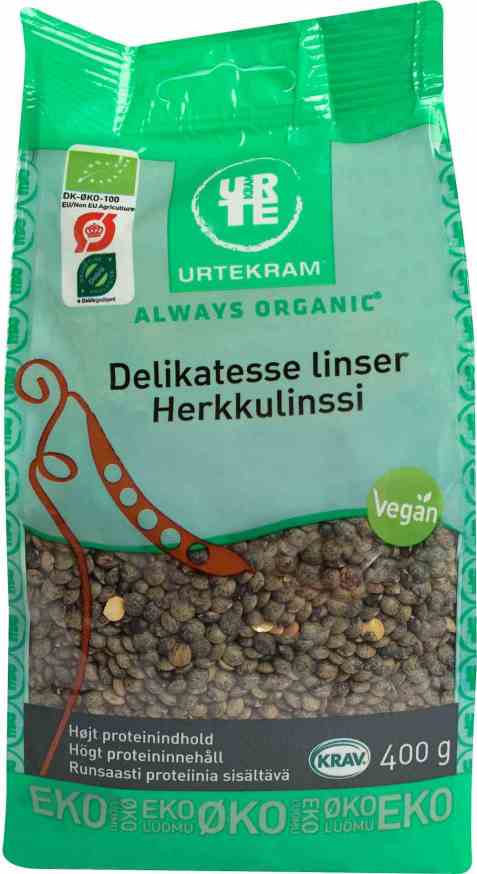 Bilde av Urtekram le-puylinser. Bilde av Urtekram le-puylinser.