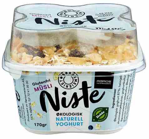Bilde av Rørosmeieriet niste naturellyoghurt med musli. Bilde av Rørosmeieriet niste naturellyoghurt med musli.
