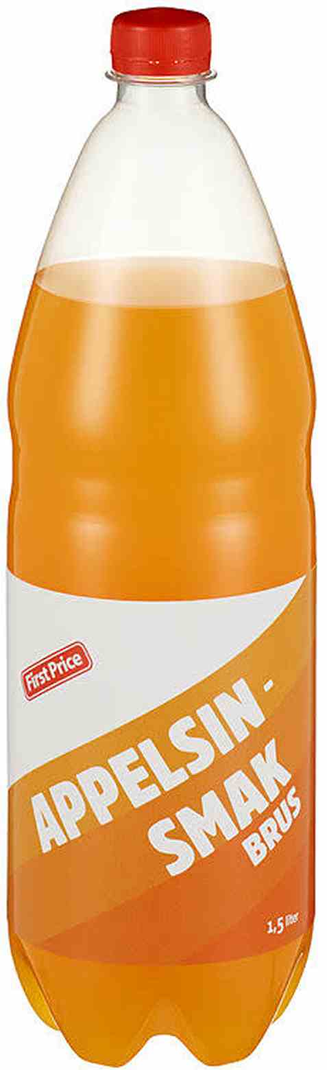 Bilde av First Price brus med appelsinsmak. Bilde av First Price brus med appelsinsmak.
