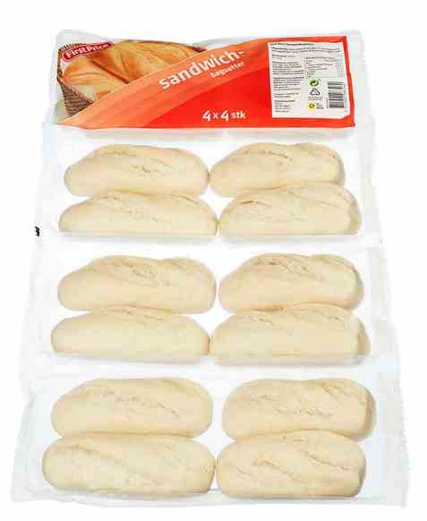 Bilde av First Price sandwichbaguetter fine 16 stk. Bilde av First Price sandwichbaguetter fine 16 stk.