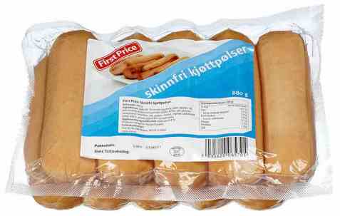 Bilde av First price kjøttpølse skinnfri. Bilde av First price kjøttpølse skinnfri.