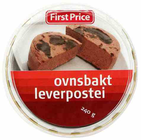 Bilde av First Price leverpostei hermetisk. Bilde av First Price leverpostei hermetisk.