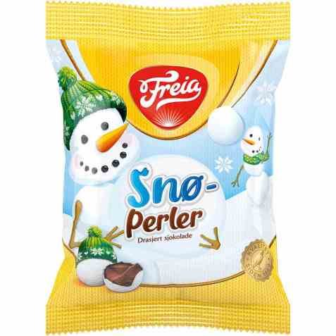 Bilde av Freia snøperler. Bilde av Freia snøperler.