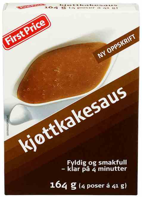 Bilde av First Price kjøttkakesaus 4 pk. Bilde av First Price kjøttkakesaus 4 pk.