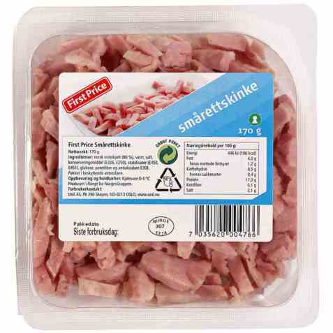 Bilde av First Price smårettskinke. Bilde av First Price smårettskinke.