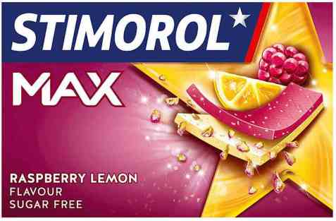 Bilde av Stimorol max raspberry lemon. Bilde av Stimorol max raspberry lemon.