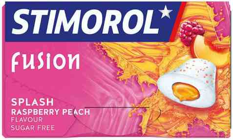 Bilde av Stimorol fusion raspberry peach. Bilde av Stimorol fusion raspberry peach.