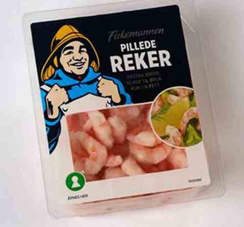 Bilde av Fiskemannen reker pillede atmospakket.
