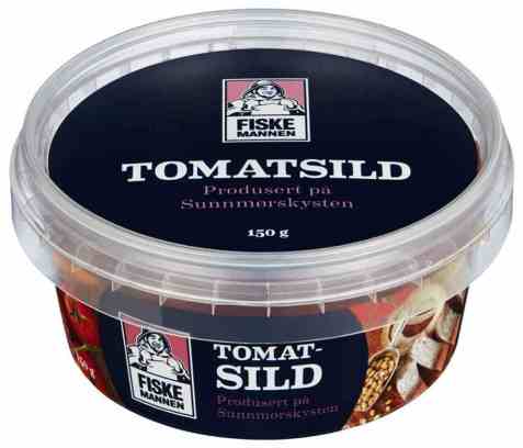 Bilde av Fiskemannen tomatsild 150gr.