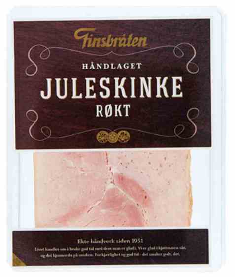 Bilde av Finsbråten røkt juleskinke. Bilde av Finsbråten røkt juleskinke.