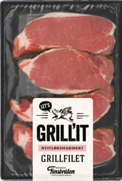 Bilde av Finsbråten svin grillfilet hvitløksmarinert.