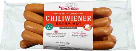 Bilde av Finsbråten chiliwiener 560 gr. Bilde av Finsbråten chiliwiener 560 gr.