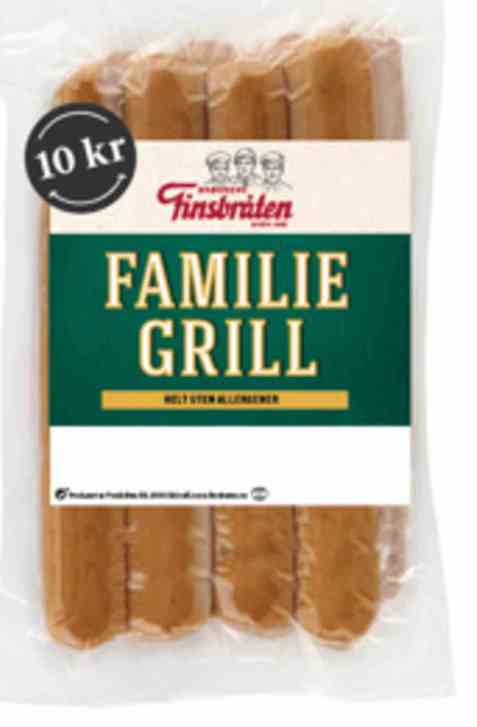 Bilde av Finsbråten Grillpølser 250 gr. Bilde av Finsbråten Grillpølser 250 gr.