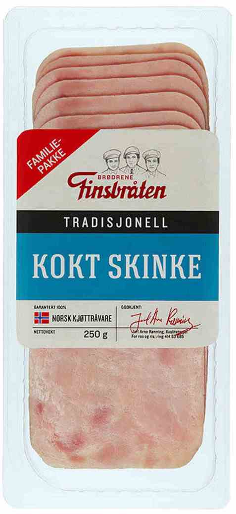 Bilde av Finsbråten kokt skinke 250 gr. Bilde av Finsbråten kokt skinke 250 gr.