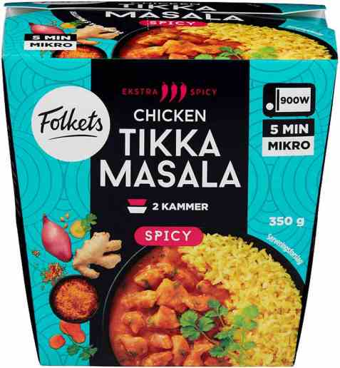 Bilde av Folkets chicken tikka masala 350 gr.