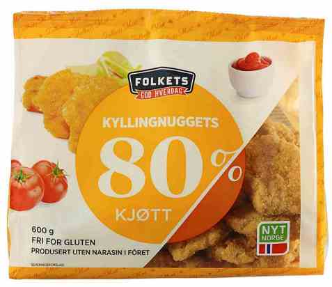 Bilde av Folkets kyllingnuggets. Bilde av Folkets kyllingnuggets.
