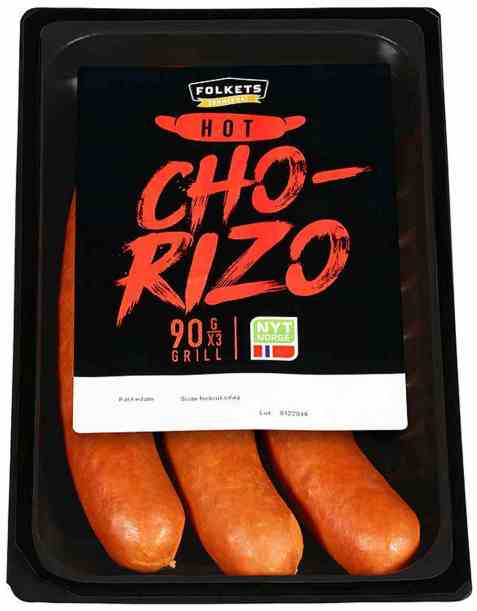 Bilde av Folkets chorizo 80 prosent. Bilde av Folkets chorizo 80 prosent.