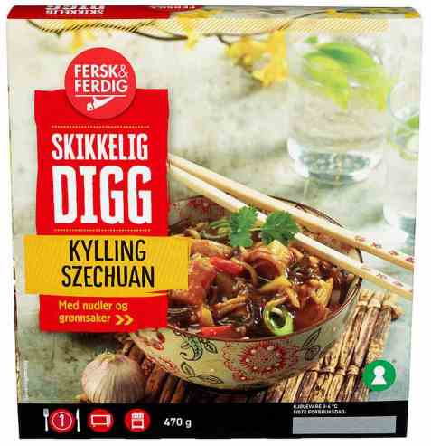 Bilde av Fersk og ferdig kylling szechuan. Bilde av Fersk og ferdig kylling szechuan.
