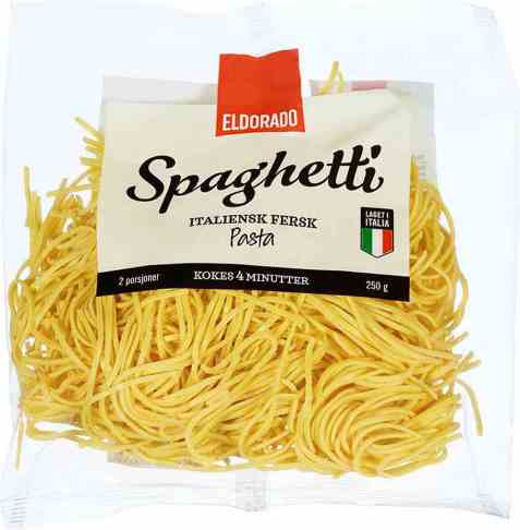 Bilde av Fersk og ferdig spaghetti 250 gr. Bilde av Fersk og ferdig spaghetti 250 gr.