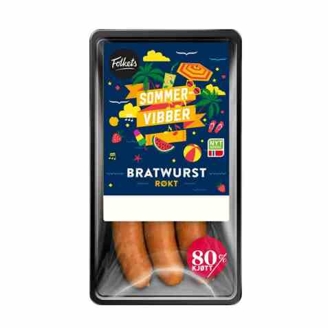 Bilde av Folkets bratwurst røkt.