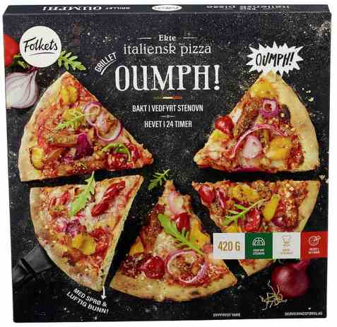 Bilde av Folkets pizza grilled oumph. Bilde av Folkets pizza grilled oumph.