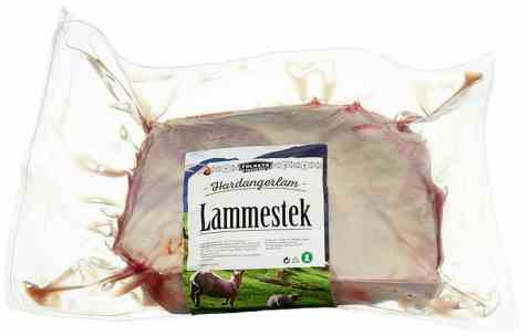 Bilde av Folkets lammestek med ben fra hardangerlam. Bilde av Folkets lammestek med ben fra hardangerlam.