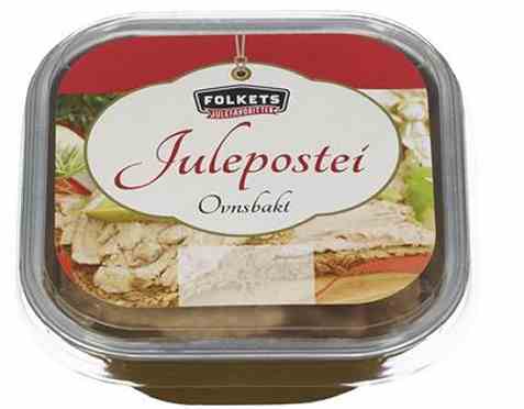 Bilde av Folkets julepostei ovnsbakt. Bilde av Folkets julepostei ovnsbakt.