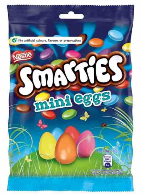 Bilde av Nestle smarties mini eggs 100 gr. Bilde av Nestle smarties mini eggs 100 gr.