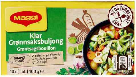 Bilde av Maggi grønnsaksbuljong. Bilde av Maggi grønnsaksbuljong.