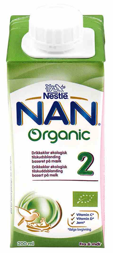 Bilde av Nestle nan pro 2 drikkeklar økologisk fra 6 mnd. Bilde av Nestle nan pro 2 drikkeklar økologisk fra 6 mnd.