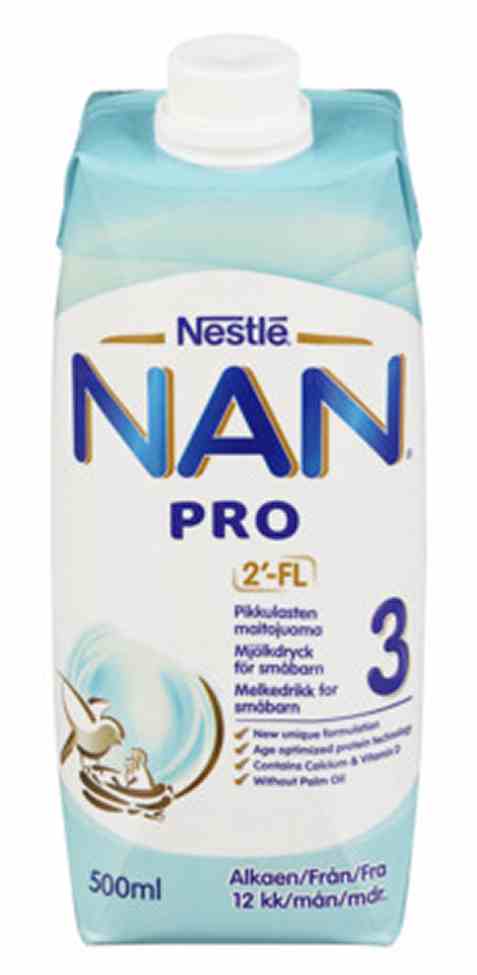 Bilde av Nestle nan pro 3 drikkeklar juniormelk fra 10 mnd. Bilde av Nestle nan pro 3 drikkeklar juniormelk fra 10 mnd.