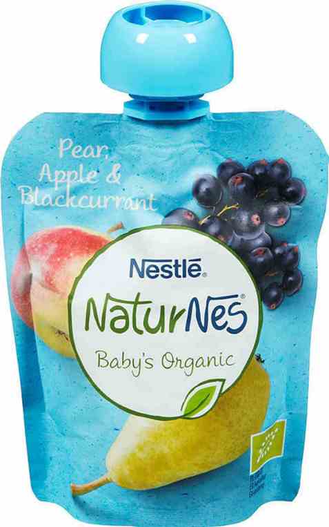 Bilde av Nestlé naturnes økologisk pære og eple smoothie 6 mnd. Bilde av Nestlé naturnes økologisk pære og eple smoothie 6 mnd.