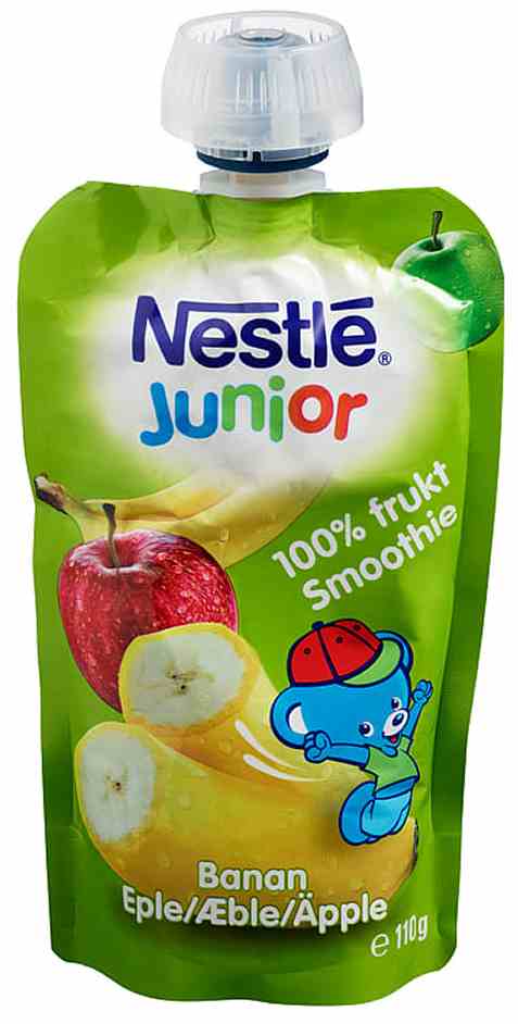 Bilde av Nestlé Junior smoothie eple og banan. Bilde av Nestlé Junior smoothie eple og banan.