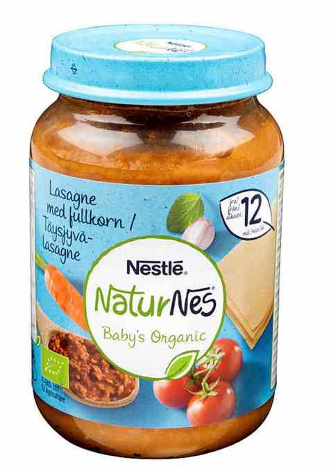 Bilde av Nestlé naturnes økologisk fullkornslasagne 12 mnd. Bilde av Nestlé naturnes økologisk fullkornslasagne 12 mnd.