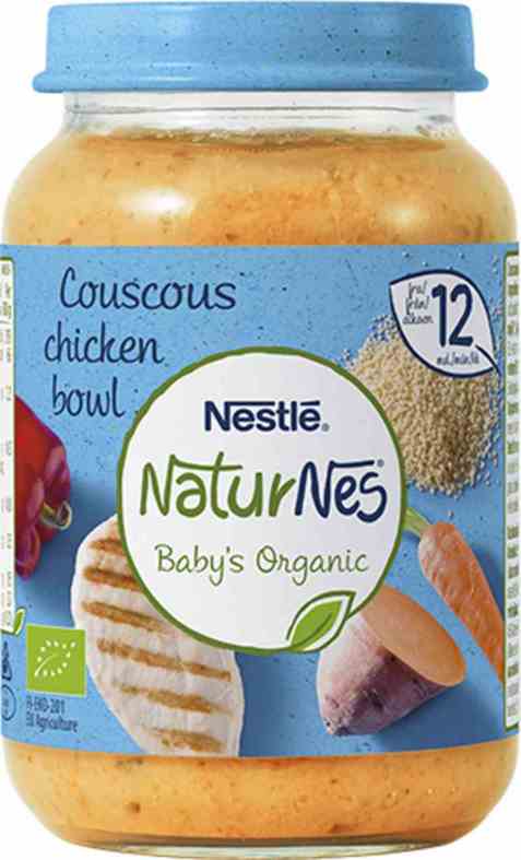 Bilde av Nestlé naturnes økologisk couscous kylling 12 mnd. Bilde av Nestlé naturnes økologisk couscous kylling 12 mnd.