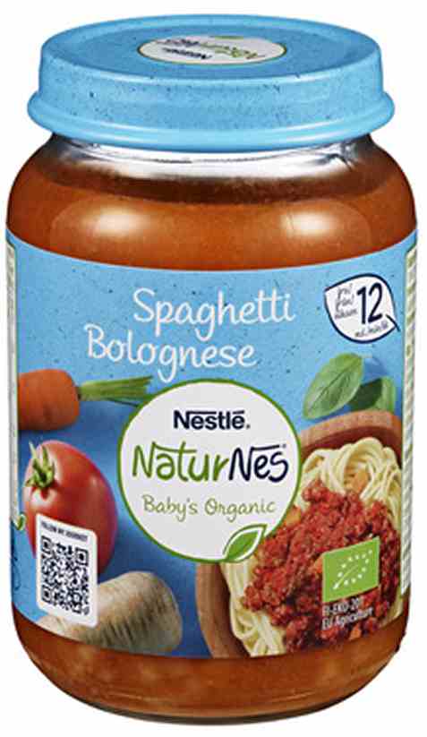 Bilde av Nestlé naturnes økologisk spaghetti bolognese 12 mnd. Bilde av Nestlé naturnes økologisk spaghetti bolognese 12 mnd.