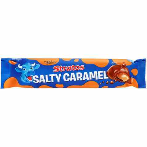 Bilde av Nidar Stratos salty caramel bar. Bilde av Nidar Stratos salty caramel bar.