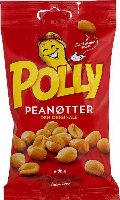 Bilde av Polly peanøtter salte 165 gr. Bilde av Polly peanøtter salte 165 gr.