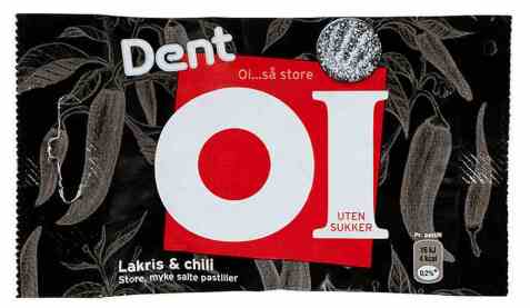 Bilde av Dent Oi lakris og chili. Bilde av Dent Oi lakris og chili.