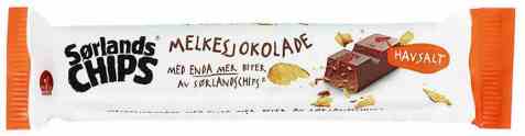 Bilde av Sørlandschips melkesjokolade med chips 40 gr. Bilde av Sørlandschips melkesjokolade med chips 40 gr.
