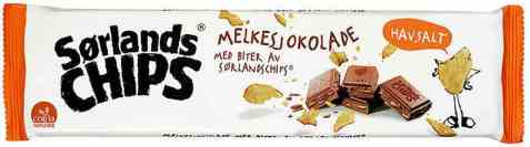 Bilde av Sørlandschips melkesjokolade med chips 165 gr. Bilde av Sørlandschips melkesjokolade med chips 165 gr.
