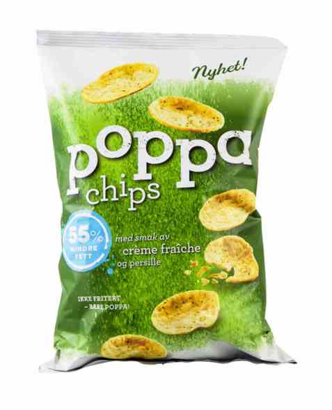 Bilde av Sørlandschips poppa chips creme fraiche.