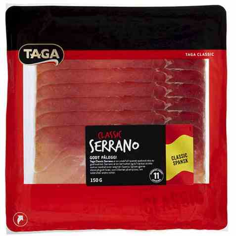 Bilde av Taga classic serranoskinke 150 gr. Bilde av Taga classic serranoskinke 150 gr.