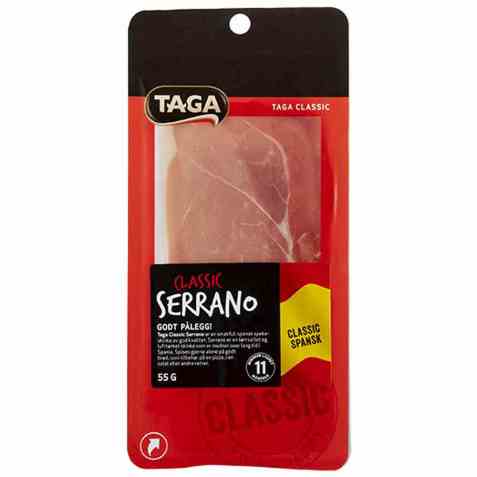 Bilde av Taga classic serranoskinke 55 gr. Bilde av Taga classic serranoskinke 55 gr.