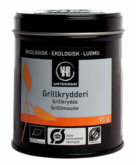 Bilde av Urtekram grillkrydder. Bilde av Urtekram grillkrydder.