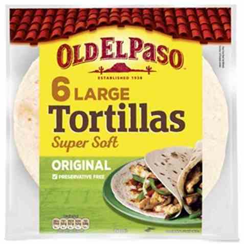 Bilde av Old El Paso Tortilla original large 350 gr. Bilde av Old El Paso Tortilla original large 350 gr.