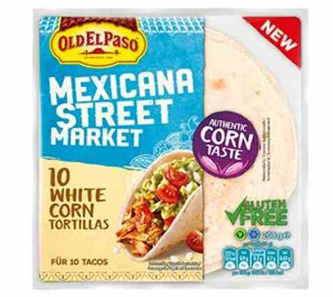 Bilde av Old El Paso Mexicana white corn tortilla.